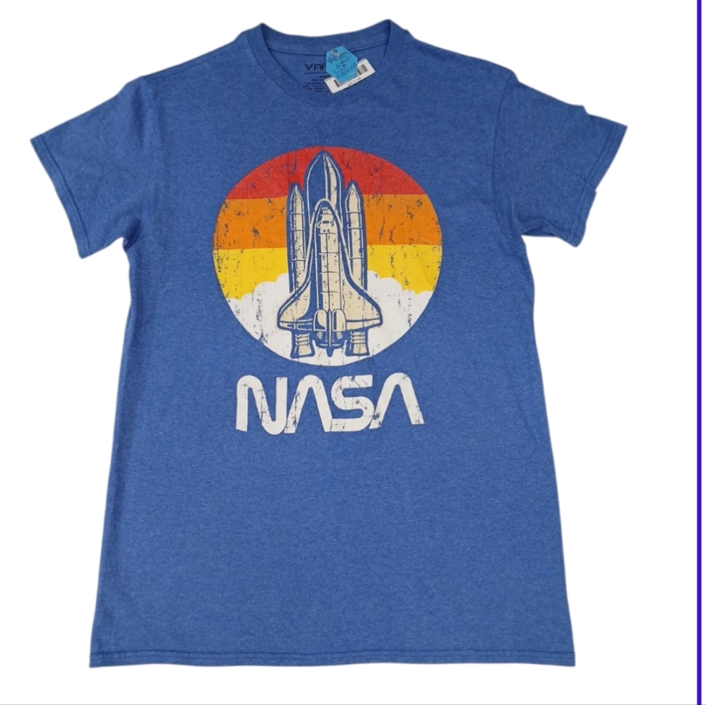 FifthSUN NASA Graphic Blue Short Sleeve T-Shirt - Picture 3 of 7